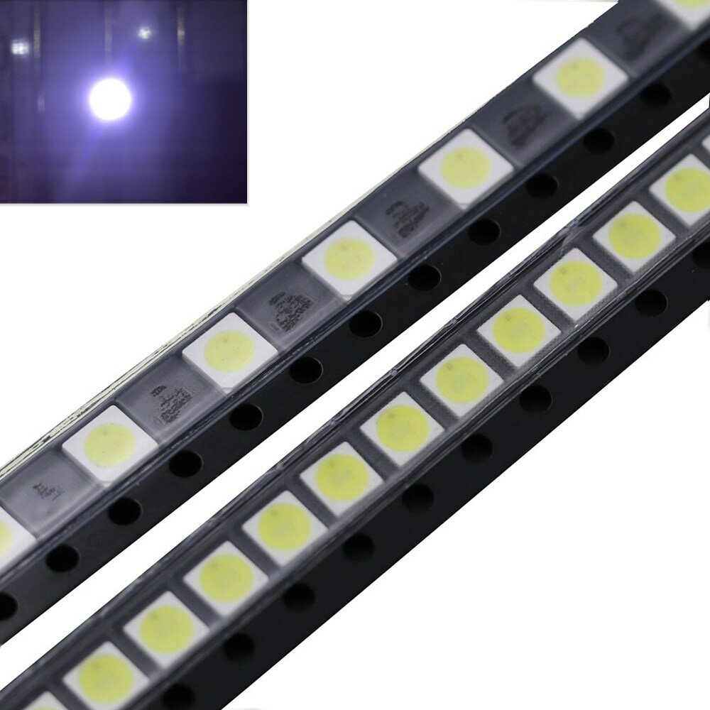 50 STKS 2 W 6 V 3535 Koel Wit LED Licht Kralen Voor LG TV Backlight Reparatie Toepassing
