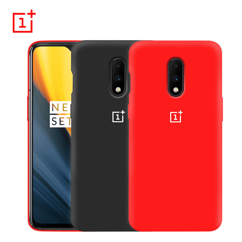 

For OnePlus 7T Pro Case Bakeey Original Logo Ultra-Thin Anti-Scratch Silicone Soft Protective Case