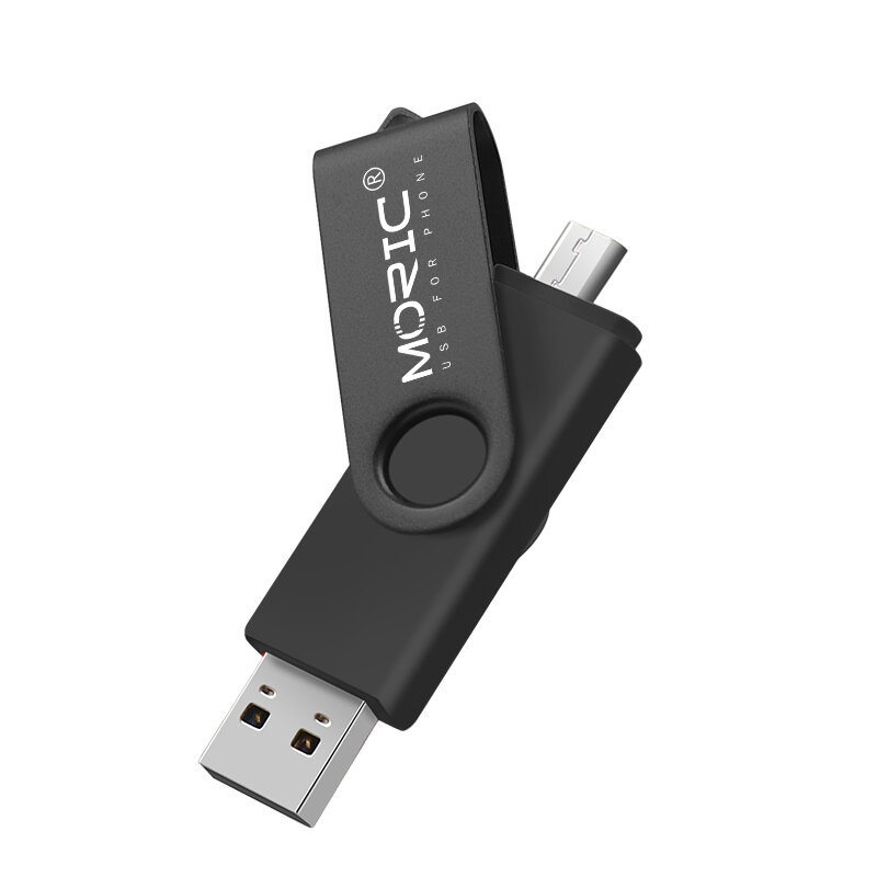 USB Flashドライブ32GB 64GB 128GBメタルペンドライブペンドライブOTG外部ストレージスマートフォン用ポータブルマイクロUSBメモリスティックFlashドライブ