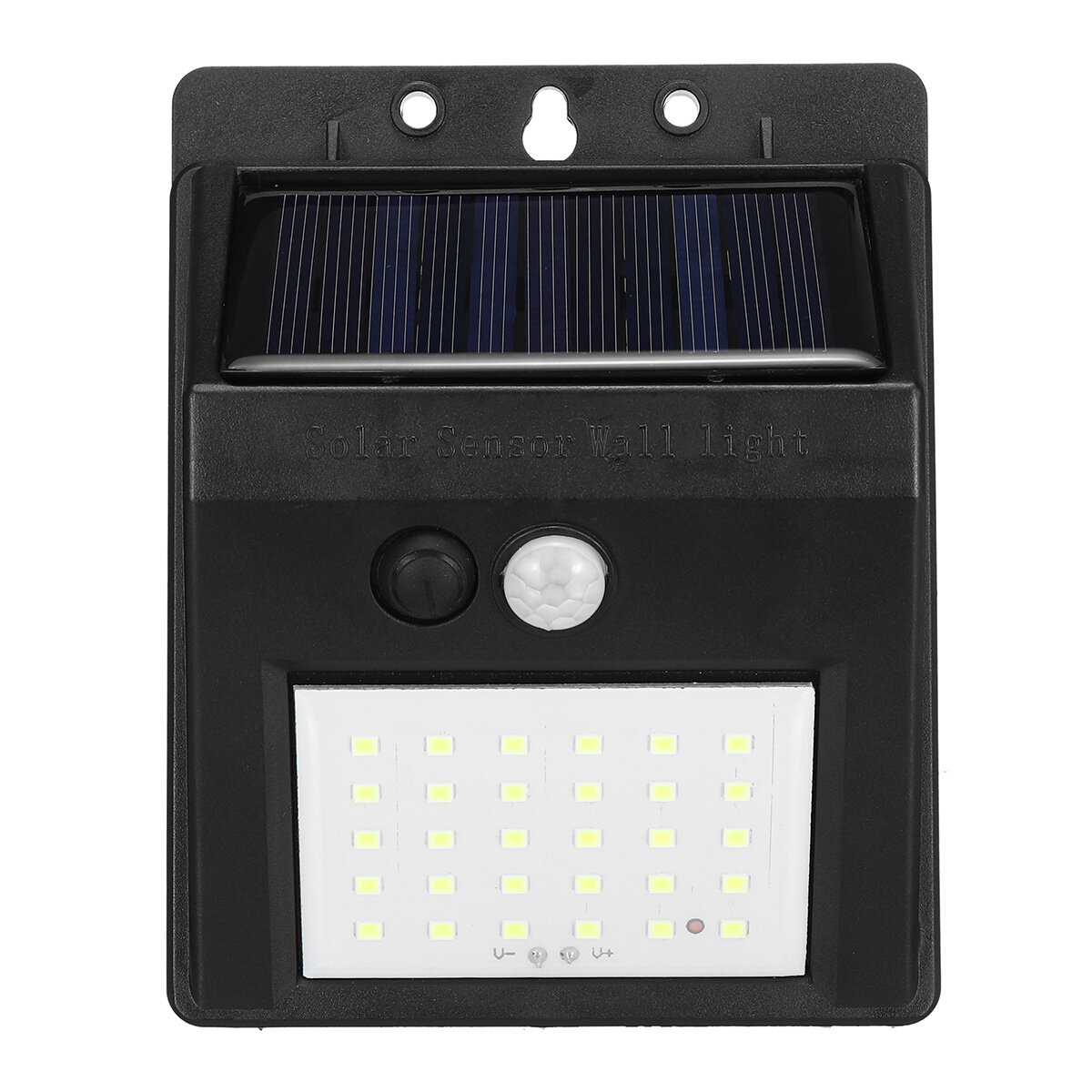 30/40 LED IP65 Détection automatique de la lumière solaire Lampe solaire extérieure pour mur solaire Étanche PIR Capteur de mouvement pour jardin Cour Patio