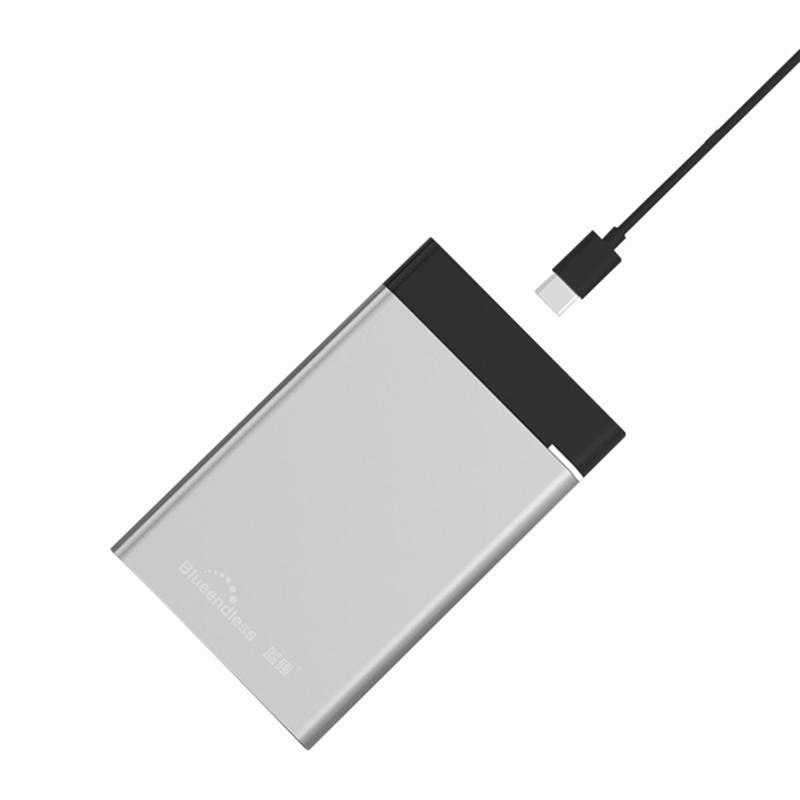 Blueendless U23G USB 3.0 harde schijfbehuizing met meerdere interfaces 5 Gbps aluminiumlegering voor