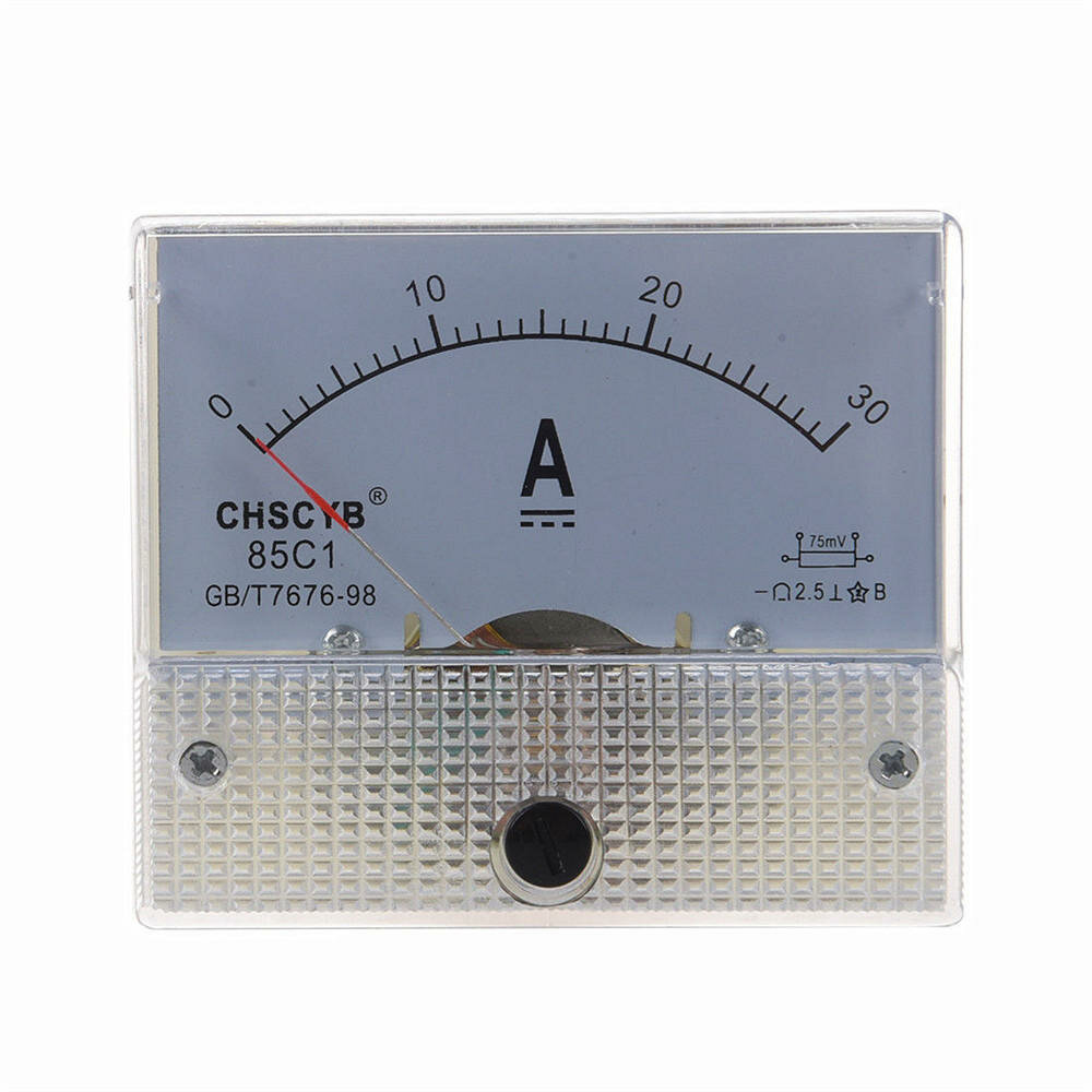 3 stks TS-0421 85C1-DC30A DC stroommeter paneel draagbare 0-30A amp?remeter duurzaam analoge amp?rem