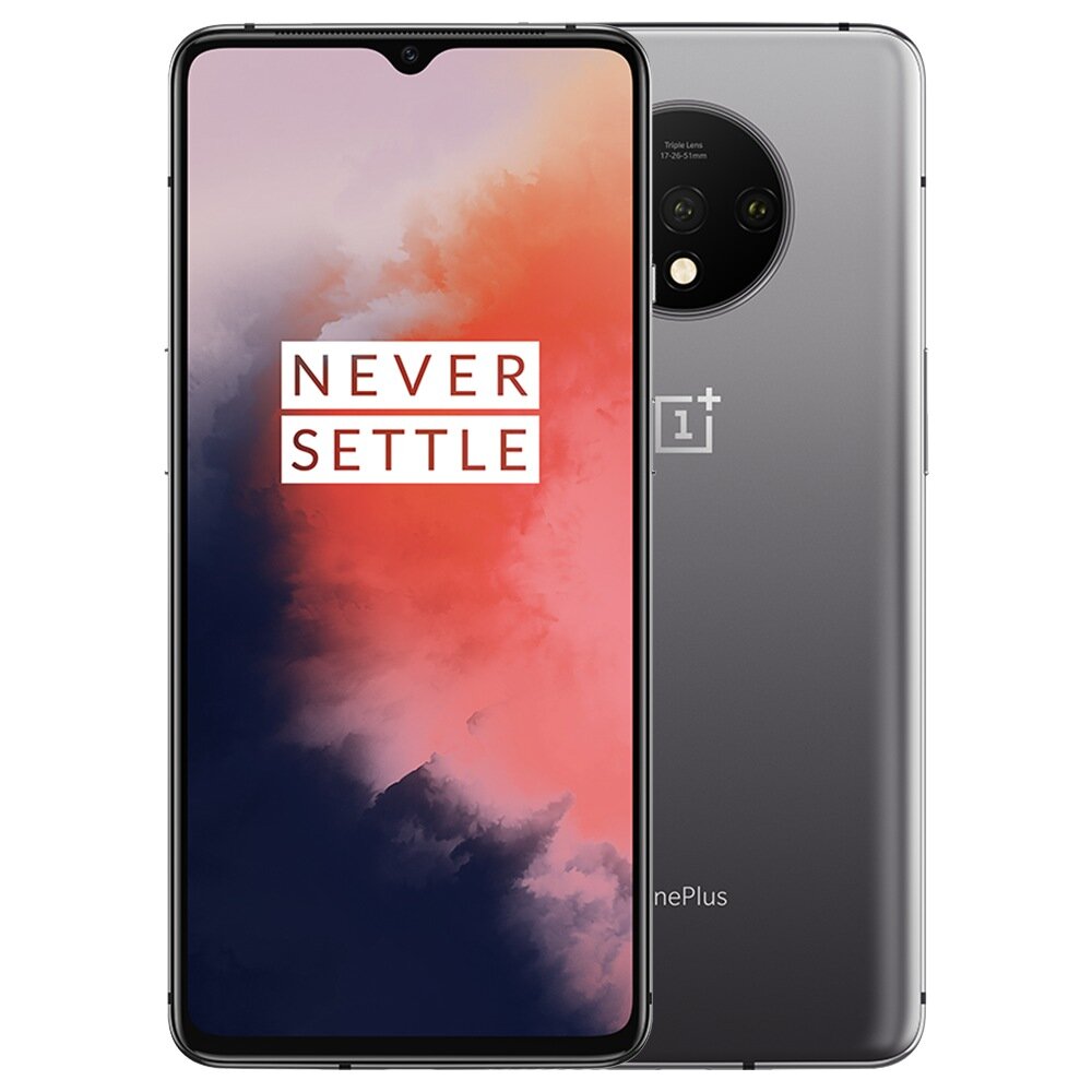 OnePlus 7T Global Rom 6.55 inch 90Hz Fluid AMOLED Display HDR10+ Android 10 NFC 3800mAh 48MP Triple Rear Cameras 8GB RAM 256GB ROM UFS 3.0 Snapdragon 855 Plus Octa Core 2.96GHz 4G Smartphone