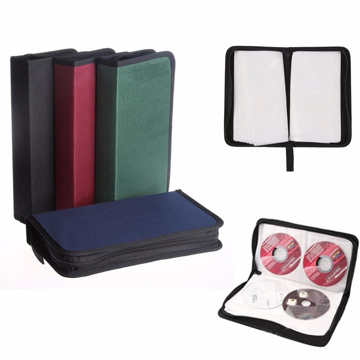 80 CD VCD DVD Storage Bag Classeur Rangement Pochette Etui Range Sac Sacoche Nylon