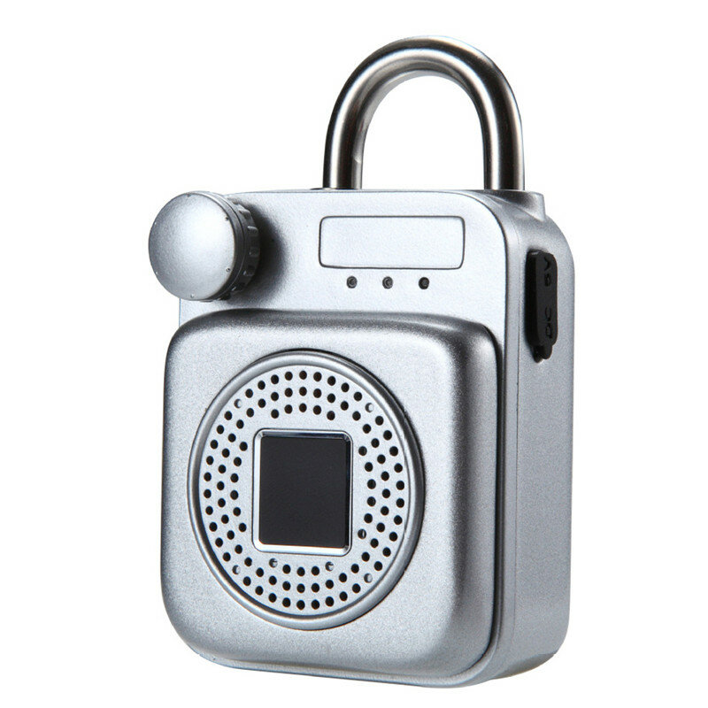 Mini-rugzak Vorm Bluetooth-luidspreker Smart Lock USB-oplaadapp / vingerafdruk Hangslot ontgrendelen