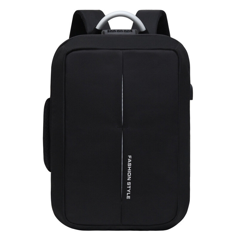 26L Oxford Stoff USB Schule Rucksack wasserdichte 15-Zoll-Laptop-Tasche Travel Business Bag