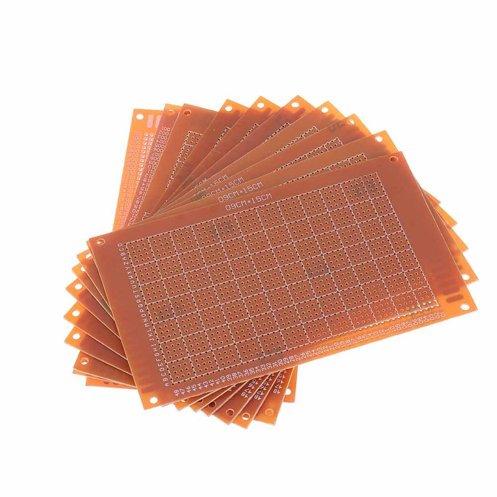 30 stks Universele PCB Board 9x15 cm 2.54mm Hole Pitch DIY Prototype Papier Printplaat Panel Enkelzi