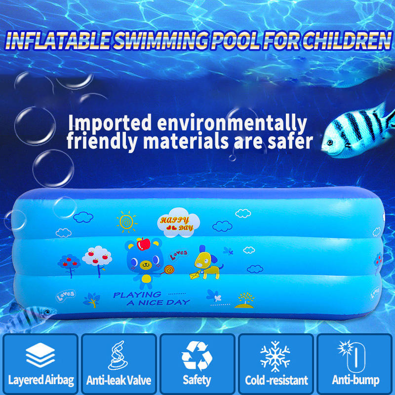 1.2m Inflatable Swimming Pool For Baby Kiddie Kids Infant Toddler