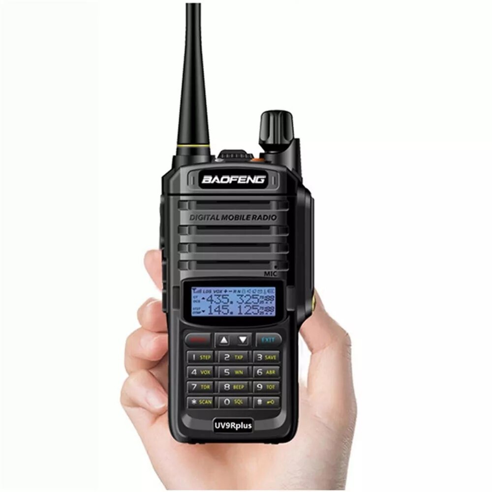 2 stks Baofeng UV-9R Plus 5 W Upgrade Versie Two Way Radio VHF UHF Walkie Talkie voor CB Ham EU Plug
