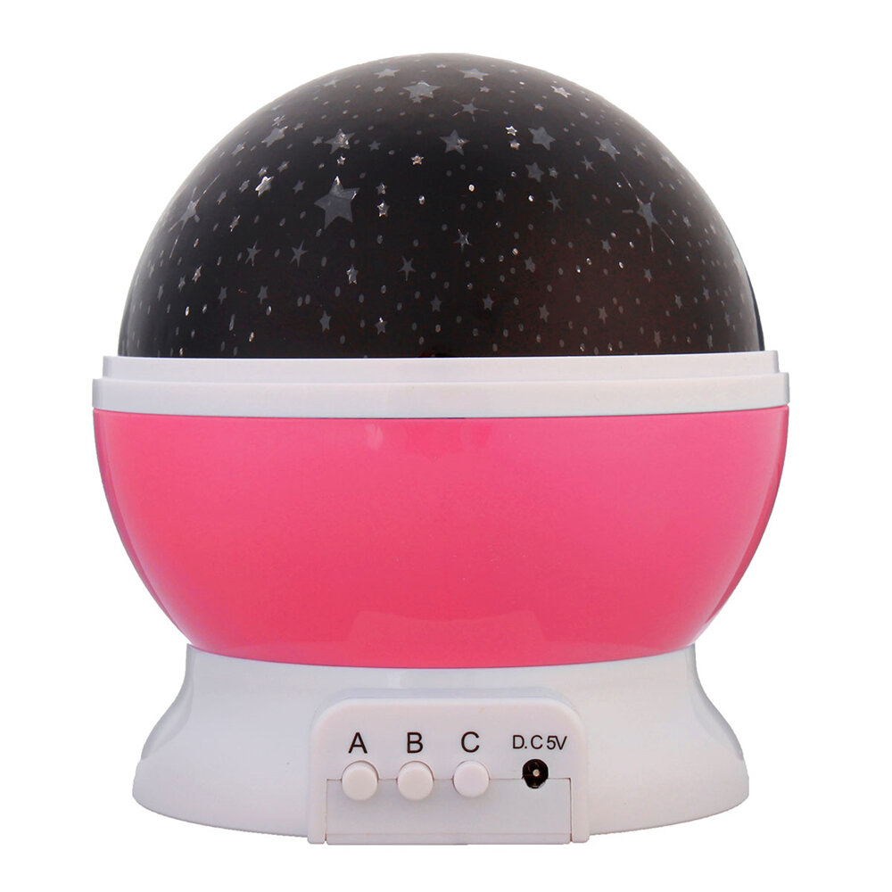 Bakeey Automatic Rotating Starry Sky Projection Lamp Star Moon Colorful Diamond Starlight Projector 