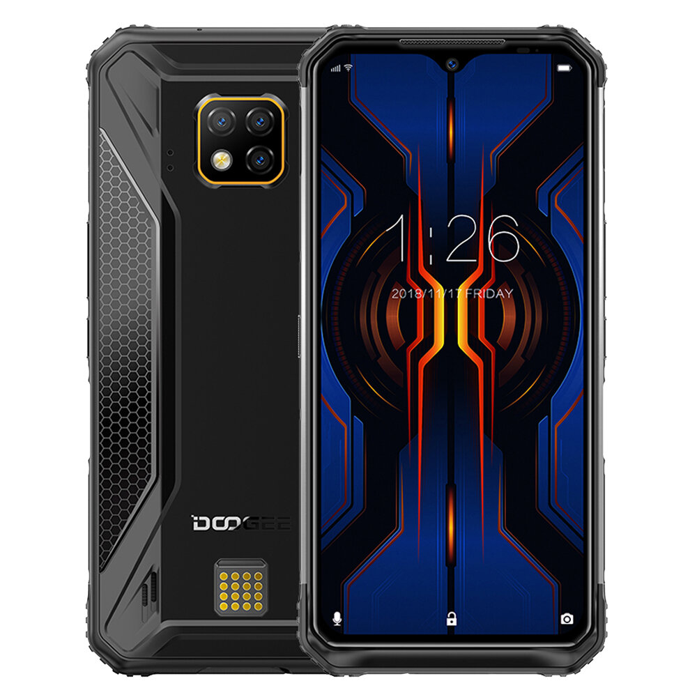 DOOGEE S95 Pro Global Bands IP68 Waterproof 6.3 inch FHD+ NFC Android 9.0 5150mAh 48MP AI Triple Rear Cameras 8GB RAM 128GB ROM Helio P90 Octa Core 4G Smartphone Mobile Phones from Phones & Telecommunications on banggood.com