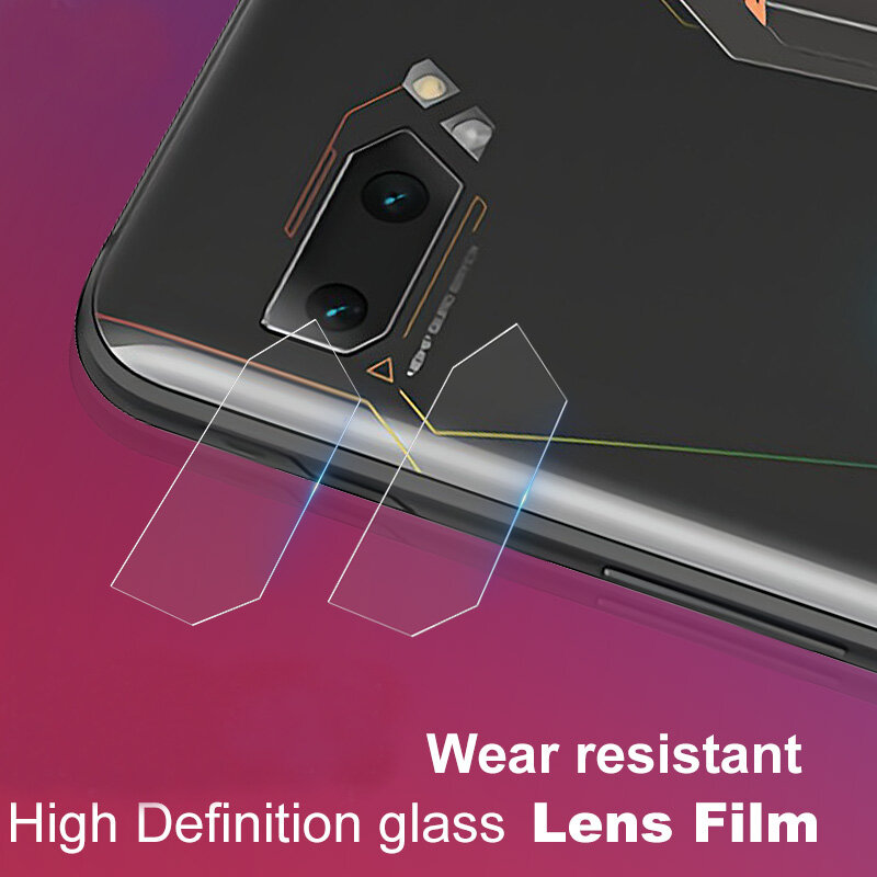 Bakeey 2PCS Anti-scratch HD Clear Tempered Glass Phone Lens Protector for ASUS ROG phone 2