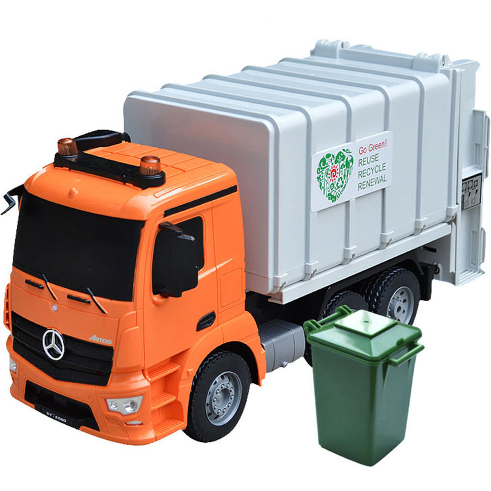 

Double E E560-003 1/20 2.4G 8CH RC Car EP Cleaning Garbage Truck with LED Light RTR Model