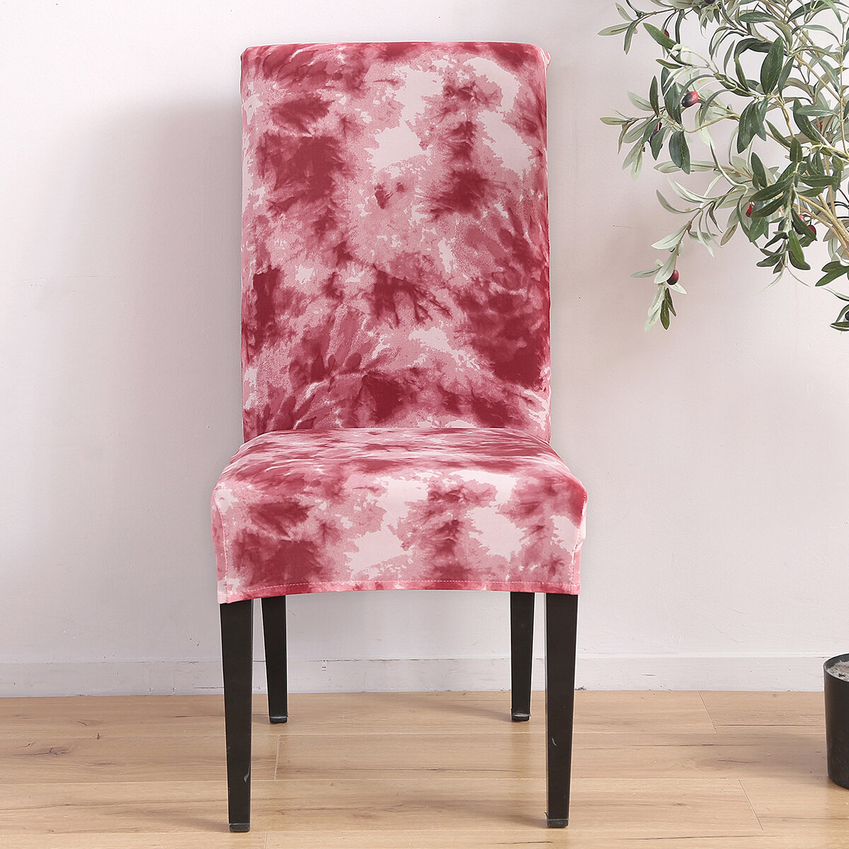 Stretch stoel Cover Tie verven Spray Style Home Decorations