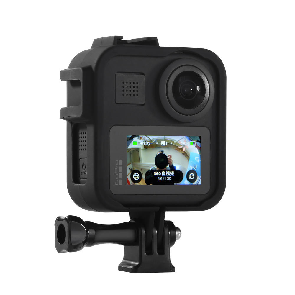GoPro Maxアクションスポーツカメラ用保護ケースシェルフレームレンズキャップ9H強化フィルム