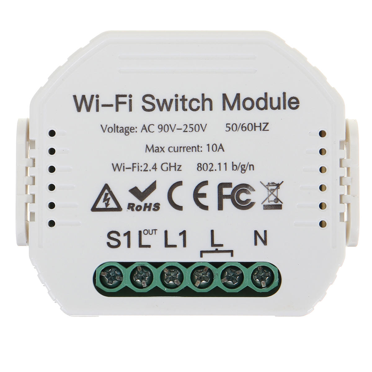 Draadloze WiFi Smart Wall Timer Switch Module Werk voor Alexa voor Google Home-app