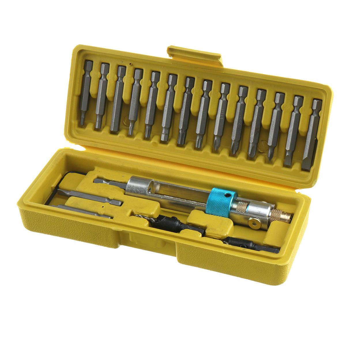 20pcs/Set Countersink Drill Bit HSS Screwdriver Tools Kit Flip Drive Portable 