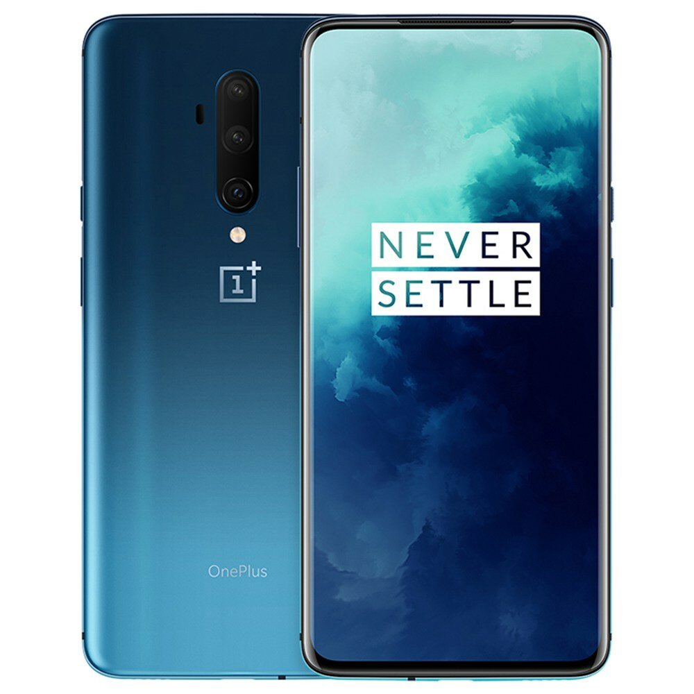 OnePlus 7T Pro Global Rom 6.67 inch 90Hz Fluid AMOLED Display HDR10+ Android 10 NFC 4085mAh 48MP Triple Rear Cameras 8GB RAM 256GB ROM UFS 3.0 Snapdragon 855 Plus Octa Core 2.96GHz 4G Smartphone