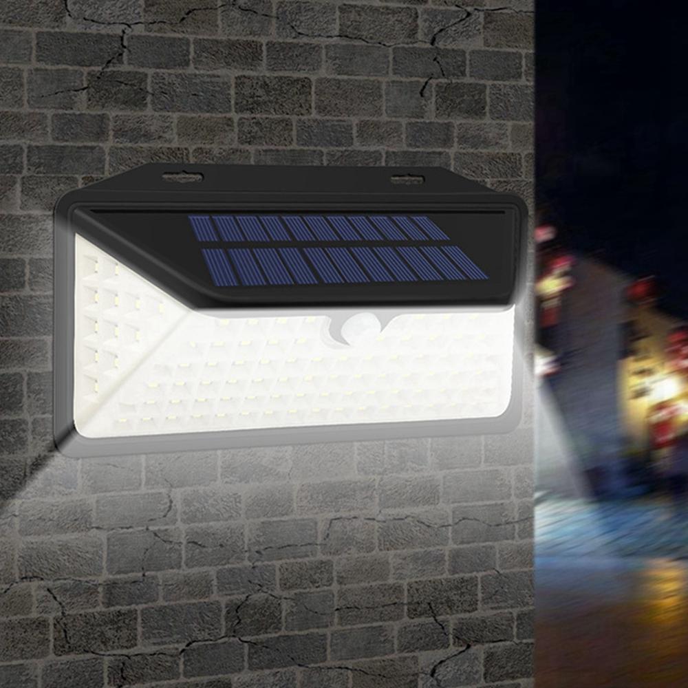 Solar Power 102 LED Light-controlled PIR Motion Sensor Light Outdoor Wide Angle...