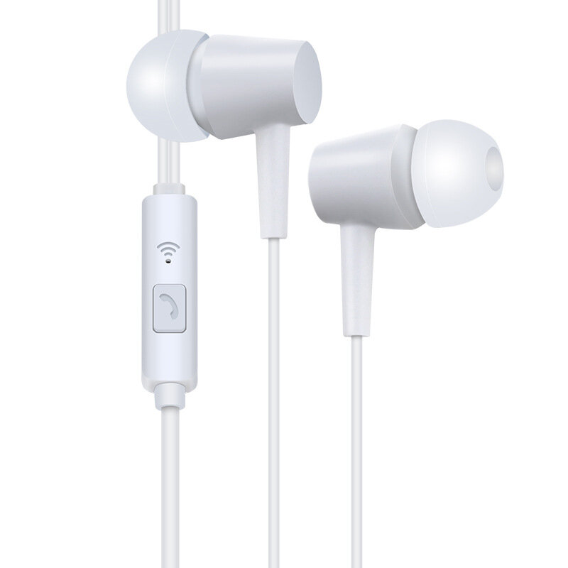PESTON BTE-19 Universal 3.5mm Wired Control Stereo Music In-ear Earphone Headphone for Computer Smartphones
