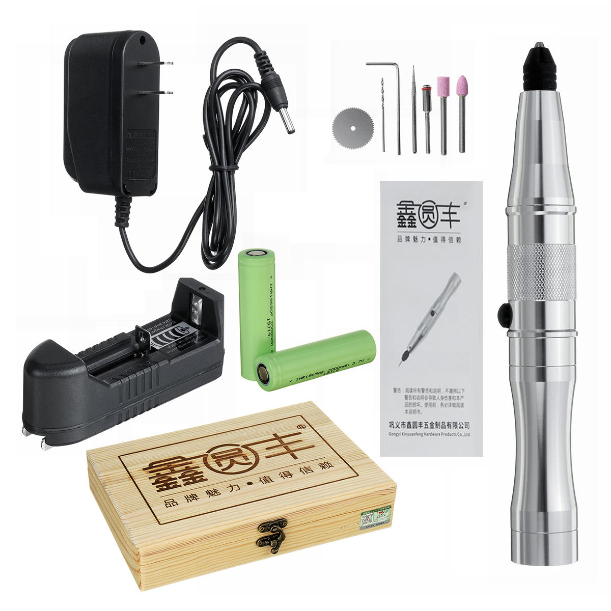 

Portable Electric Drill 30000r/min Engraving Pen Jade Stone Glass Wood Cutting Engraving Milling Grinding Polishing Mach