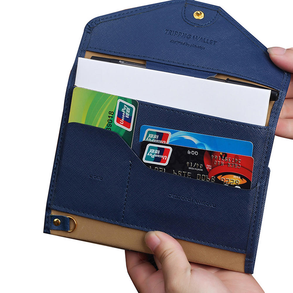 旅行キャンプのための多機能カードバッグ財布パスポートホルダークレジットカードパッケージ