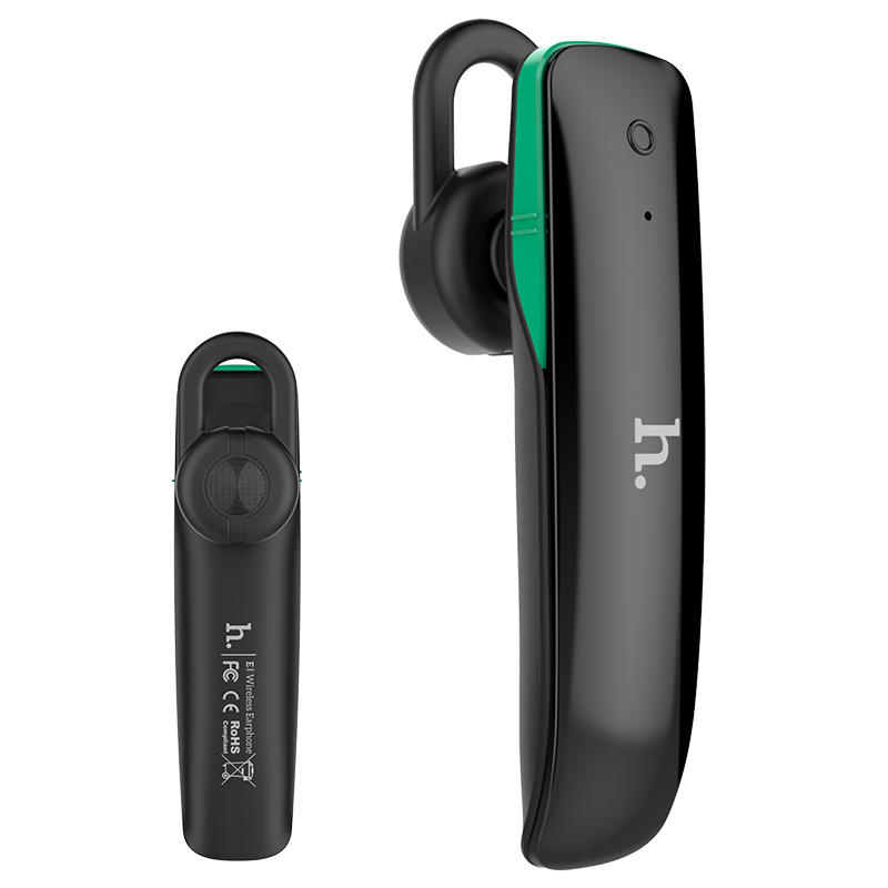 HOCO E1 E?n draadloze Bluetooth-headset Hi-Fi Oortelefoon met HD microfoonondersteuning Vier talen