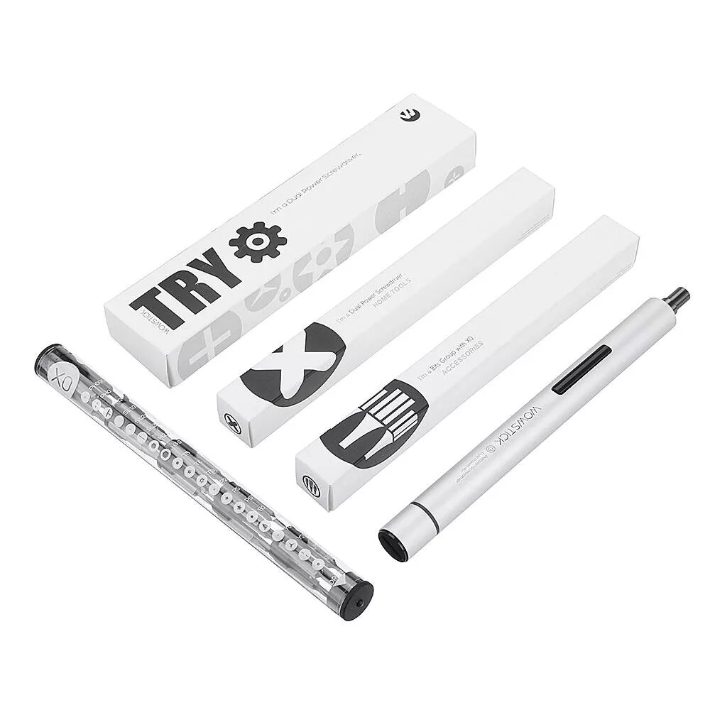 Wowstick TRY Electric Screw Driver Cordless Power Screwdriver Repair Tool W/ 20 X0 Screw Bits from Xiaomi youpin