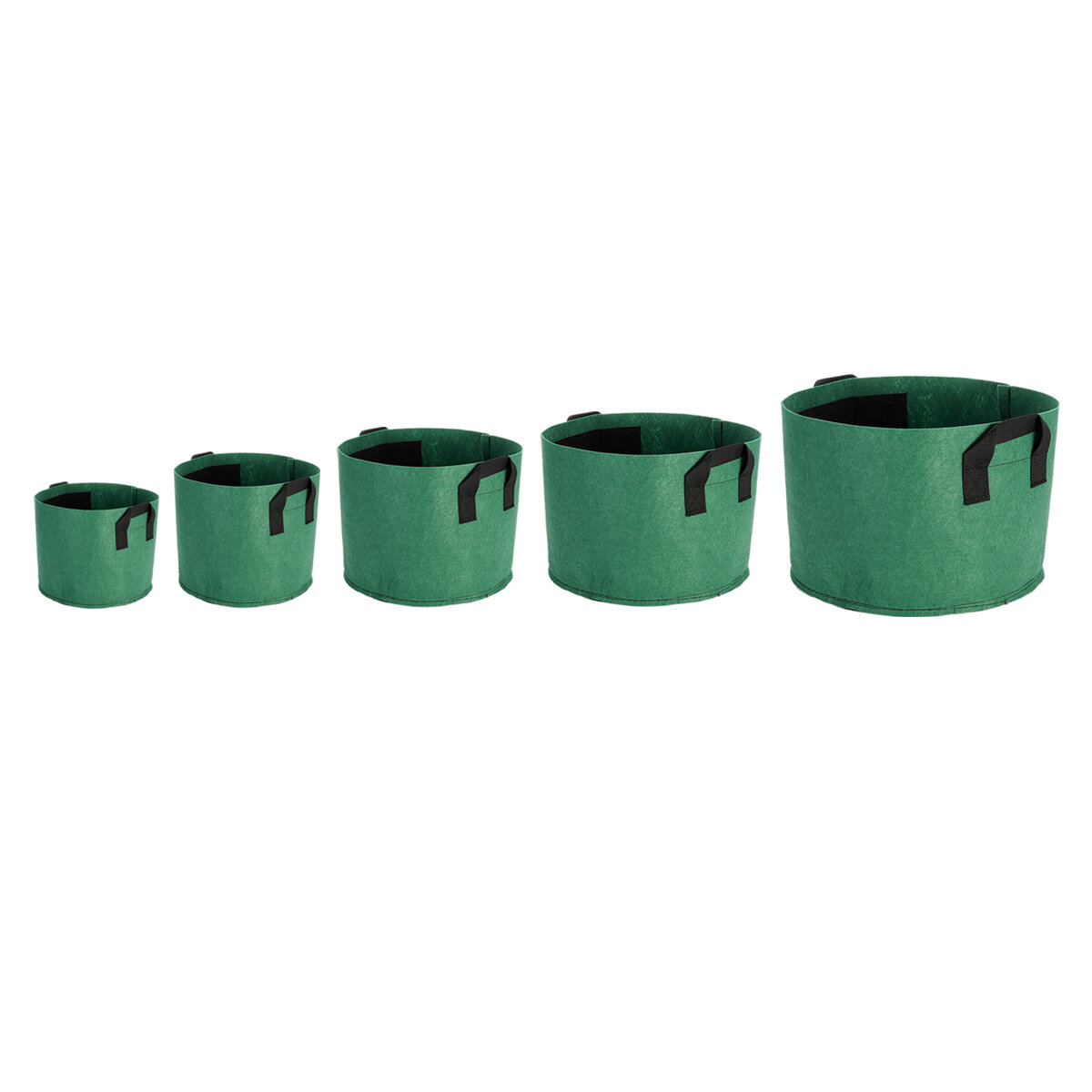 

1/2/3/5/7/10Gallon Felt Non-Woven Pots Plant Grow Bag Planting Pouch Container Nursery Seedling Planting Breathable Barr