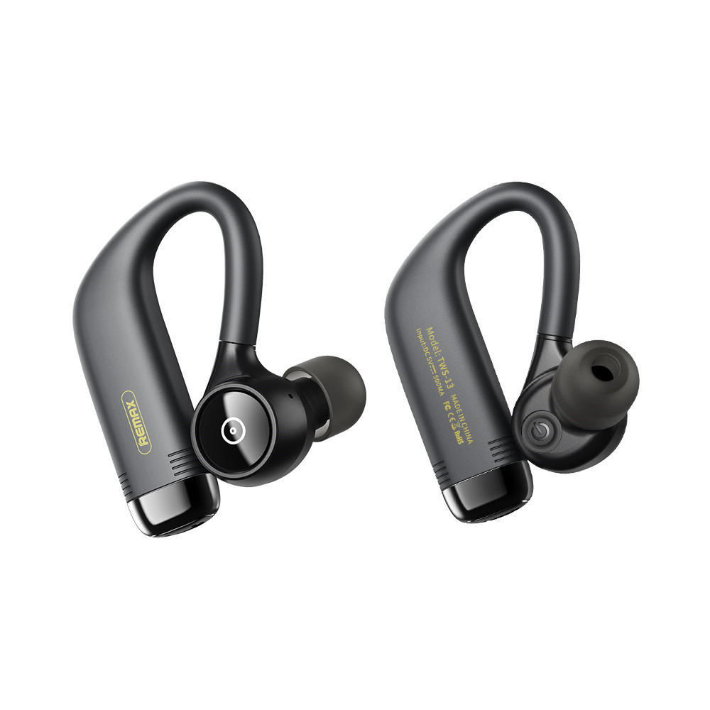 

REMAX TWS-13 Wireless bluetooth 5.0 Ear Hook Earphone TWS HiFi Stereo Music Call Headphones with Mic