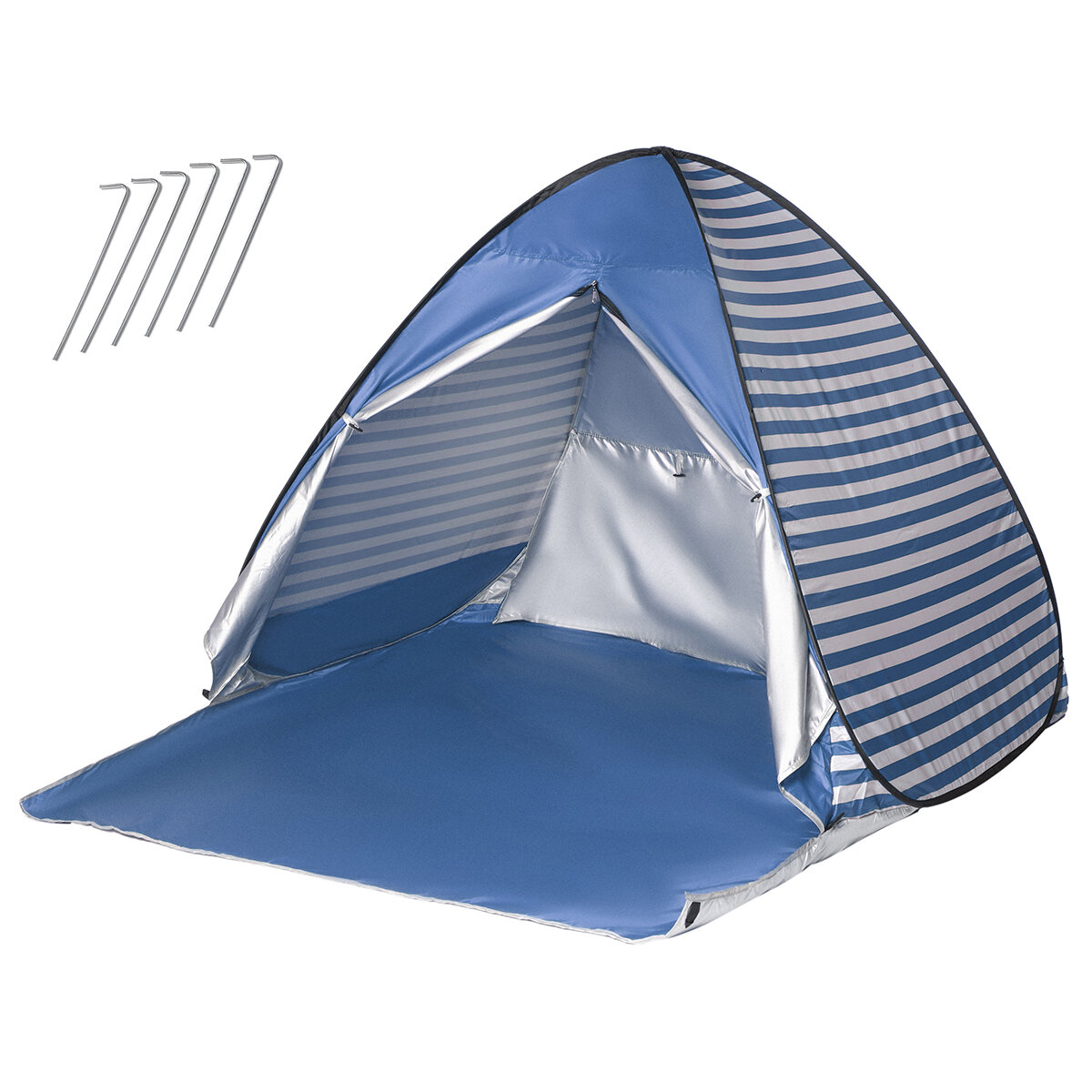 Υπαίθρια κατασκήνωση Αδιάβροχη σκηνή παραλίας UV-Proof Sunshade Tenda για 2 άτομα Φορητή αυτόματη πτυσσόμενη σκηνή