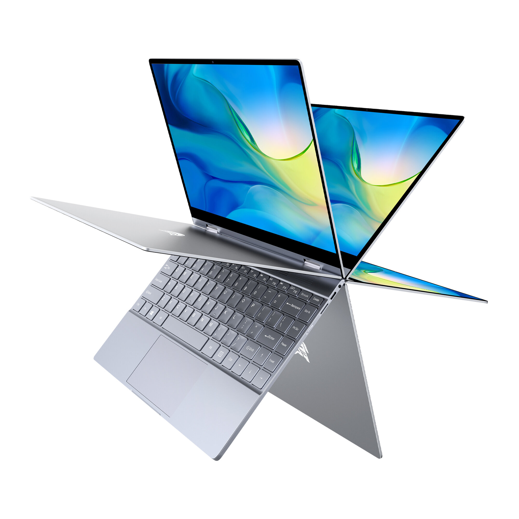 BMAX Y13 Laptop 13.3 inch 360－degree Touchscreen Intel N4120 8GB 256GB SSD 5mm Narrow Bezel Backlight Notebook