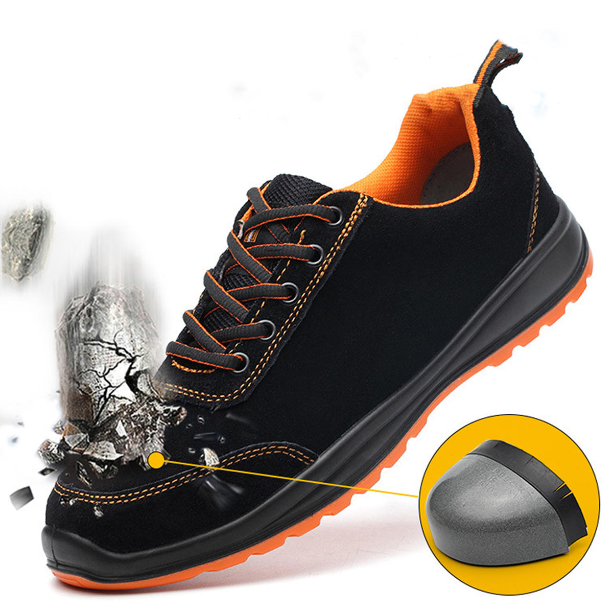 Tengoo men's safety shoes steel toe 