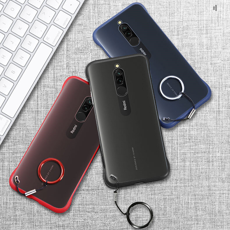For Xiaomi Redmi 8 Case Bakeey Frameless Ultra Thin Matte With Finger Ring Hard Us 5 49