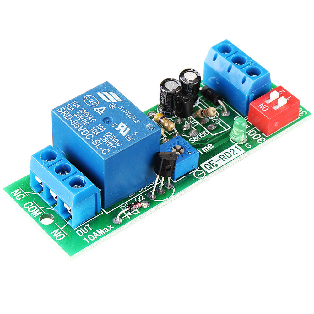 

10pcs QF-RD21 5V Power-off Delay Disconnect Relay Module Timer Delay Switch Module