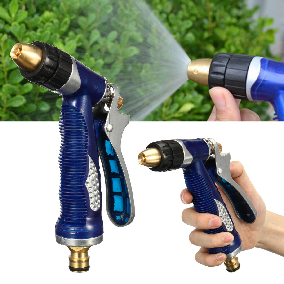 High Pressure Washer Hose Pipe Metal Nozzle Water Sprayer Garden Lawn Tool