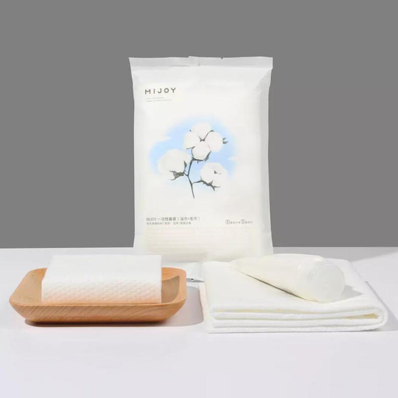  MIJOY Disposable Bath Towel Set Non-Woven Super Water Absorbent Travel Washcloth