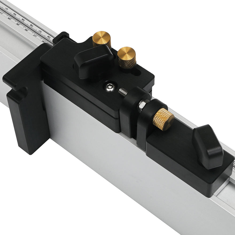 Drillpro Micro-instelbare instelling Flip Stop met 450 mm houtbewerking verstekmeter hek met schaal