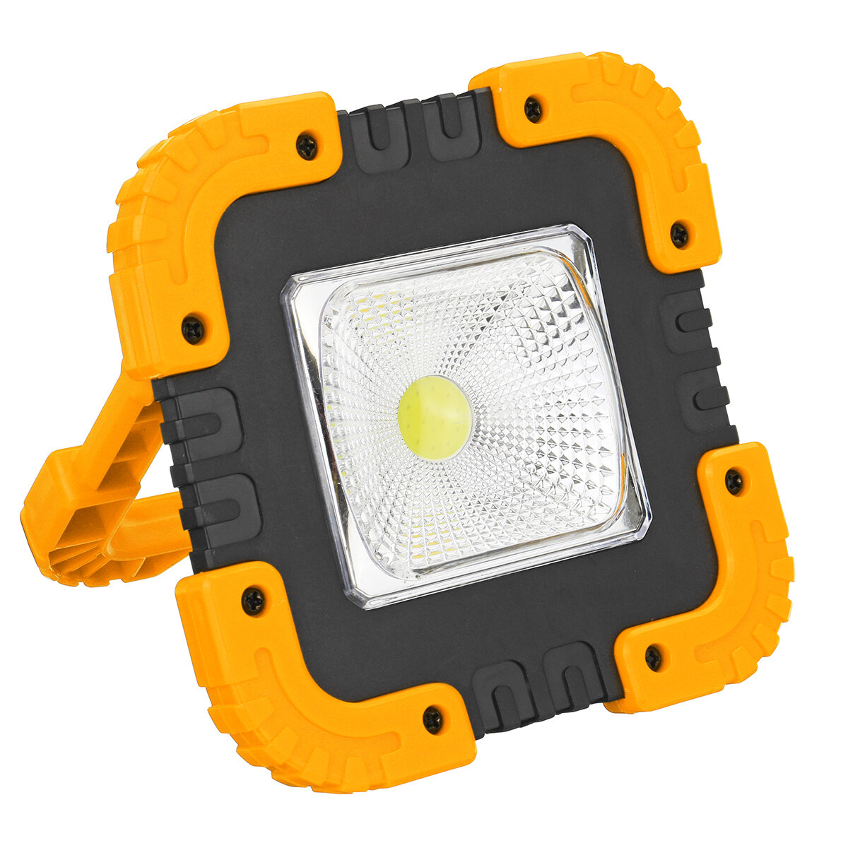 Portable 20W Solaire LED Lampe de Travail COB Lampe de Camping USB Rechargeable Flood Spot Lampe Main Lumière