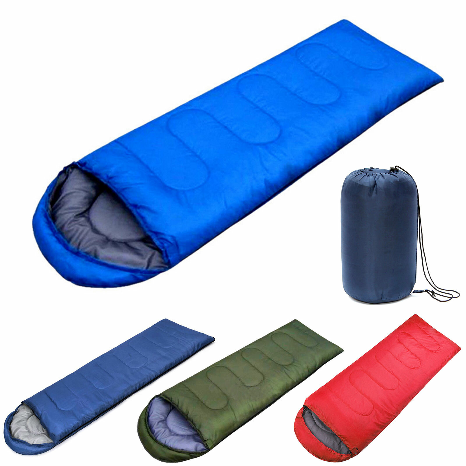 IPRee impermeabile 210x75 cm per dormire Borsa persona singola per escursioni all'aperto campeggio caldo Soft custodia per adulto casa