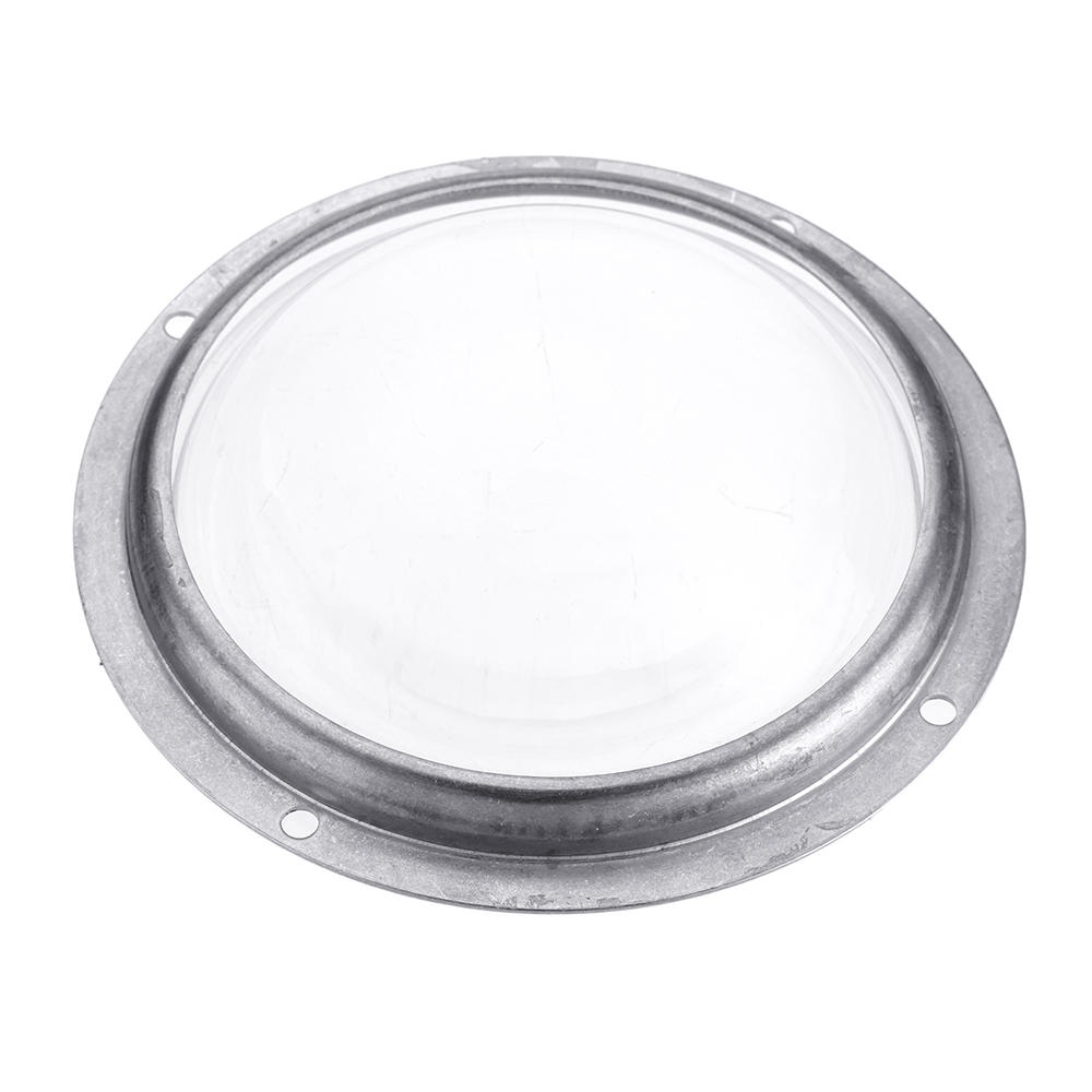 100 MM waterdichte 60 graden optische glaslens + aluminium ring + plastic cirkel voor 20W-100W krach
