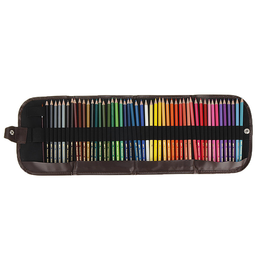 

Zhuting 48 Colors Colored Pencils Set Water Soluble Watercolor Artist Painting Indonesian Lead Pencil with Pencil Bag Fo
