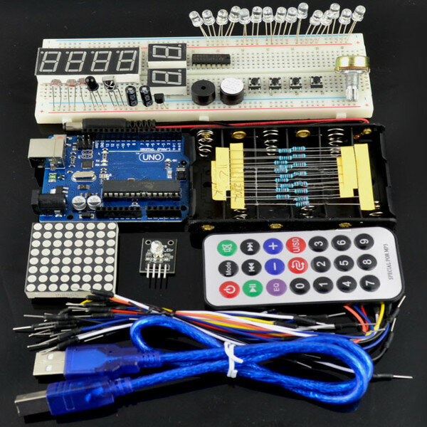 

Geekcreit Basic Learning Starter Kits withUNO R3 Geekcreit for Arduino - products that work with official Arduino boar
