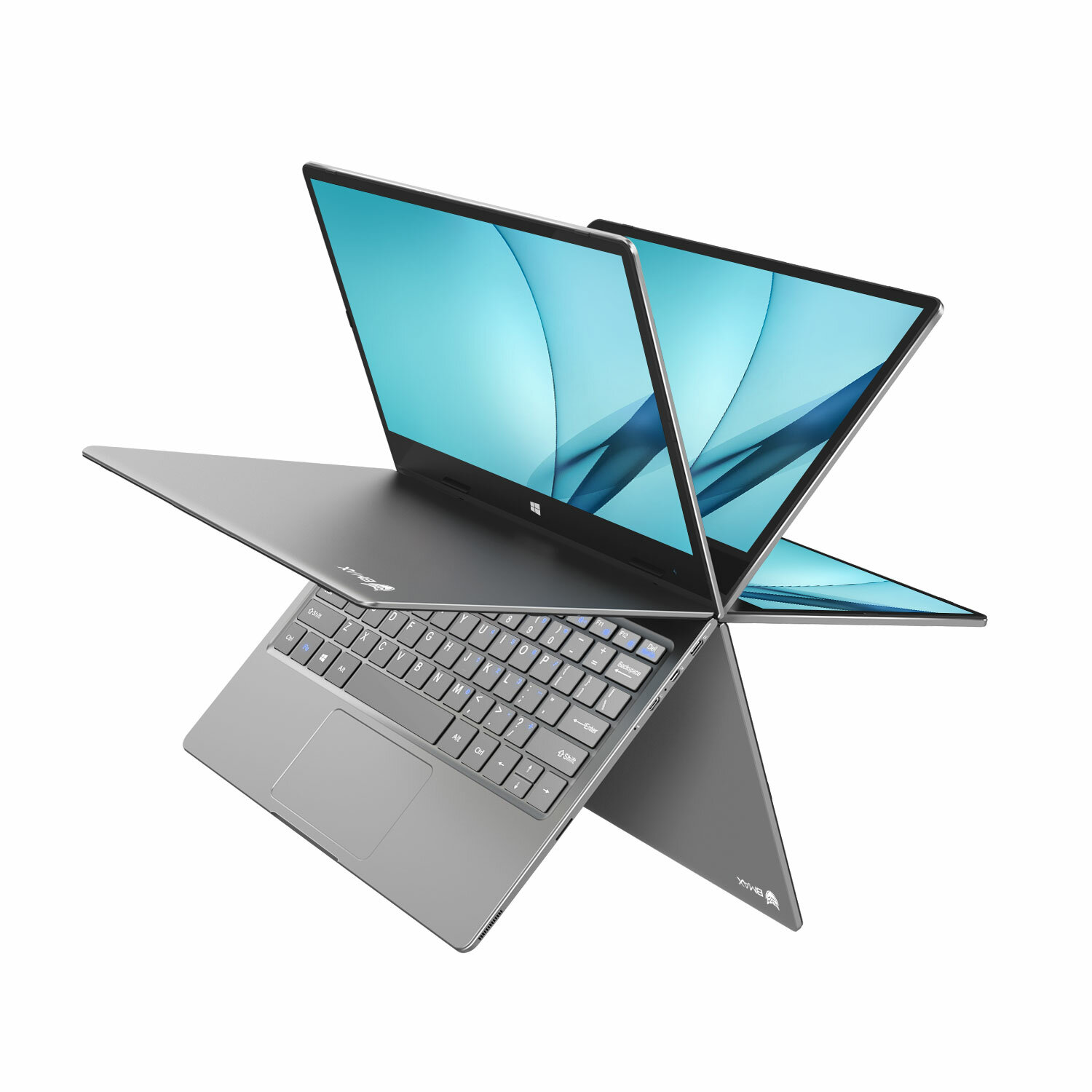 BMAX Y11 Laptop 360-degree 11.6 Inch Intel Gemini Lake N4120 Intel UHD Graphics 600 8GB LPDDR4 RAM 256GB SSD  ROM Notebook 