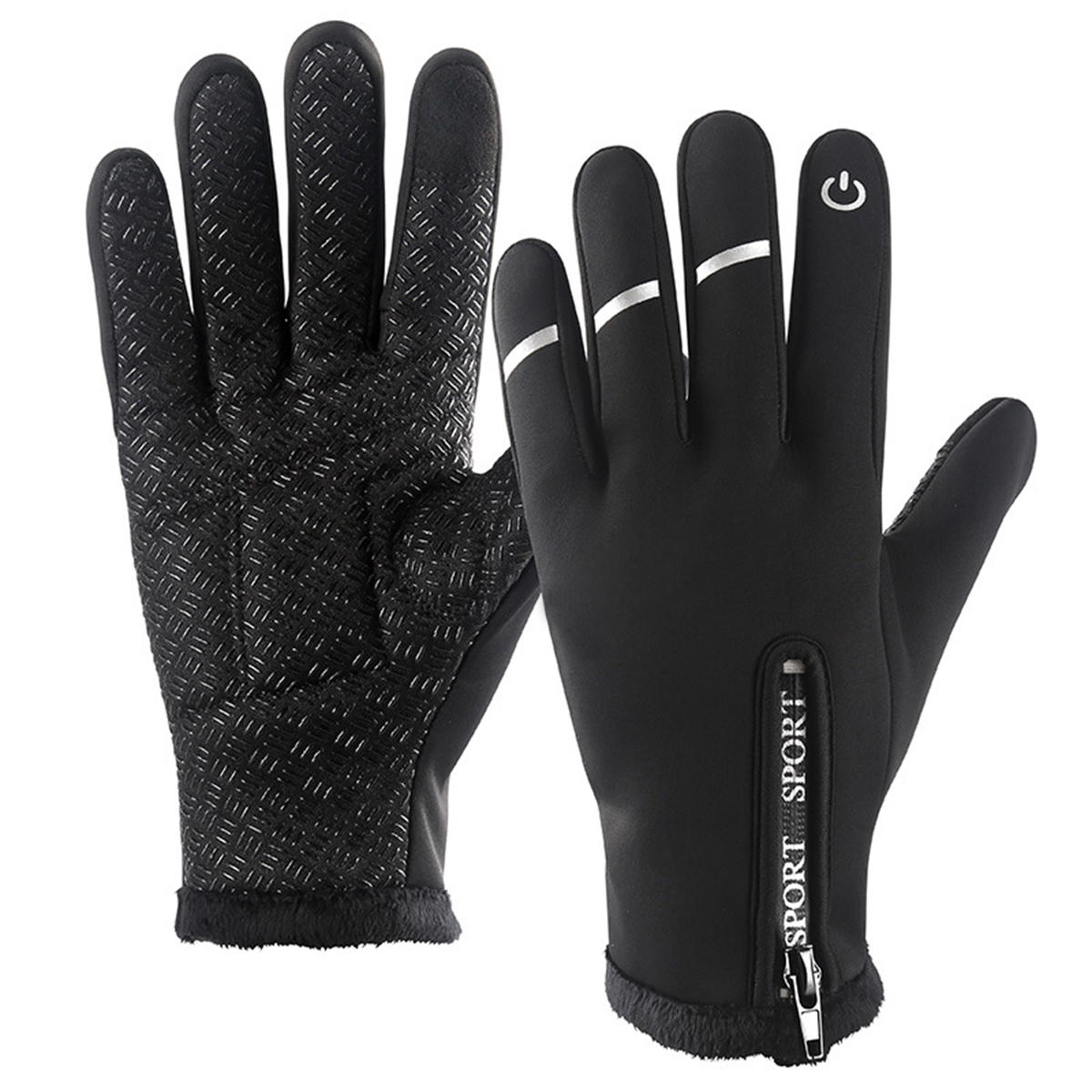 Winddicht antislip warme rijhandschoenen Thermische handschoen met touchscreen voor dames