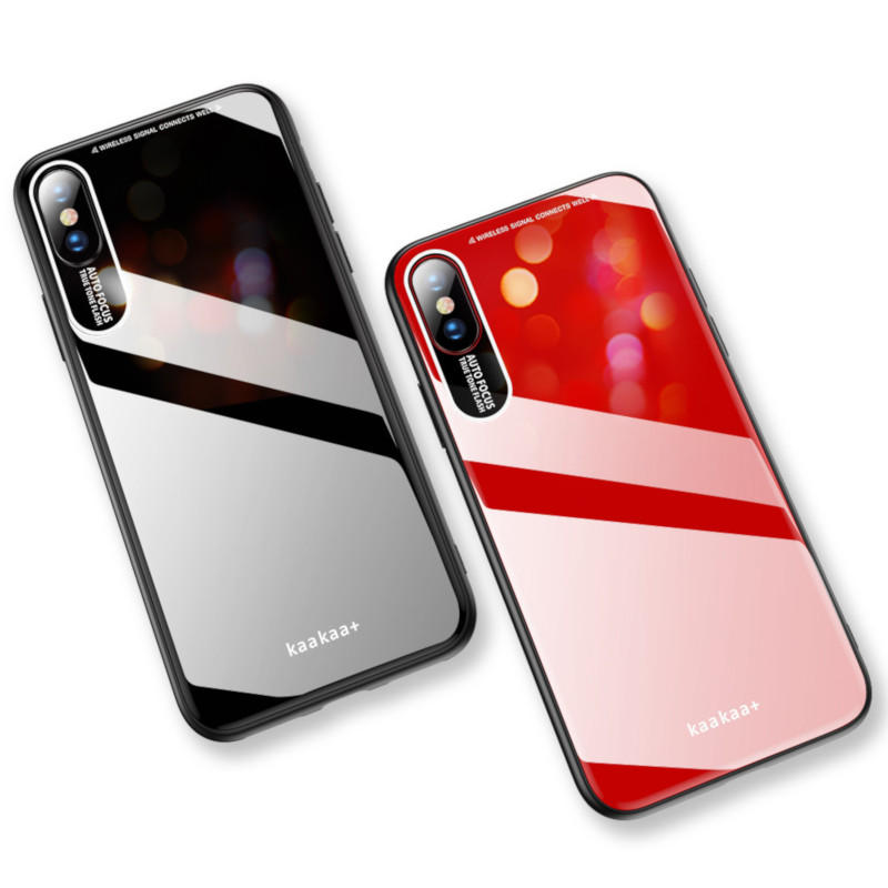 Bakeey Shockproof Anti-scratch Tempered Glass Back Cover Protective Case for iPhone XS Max