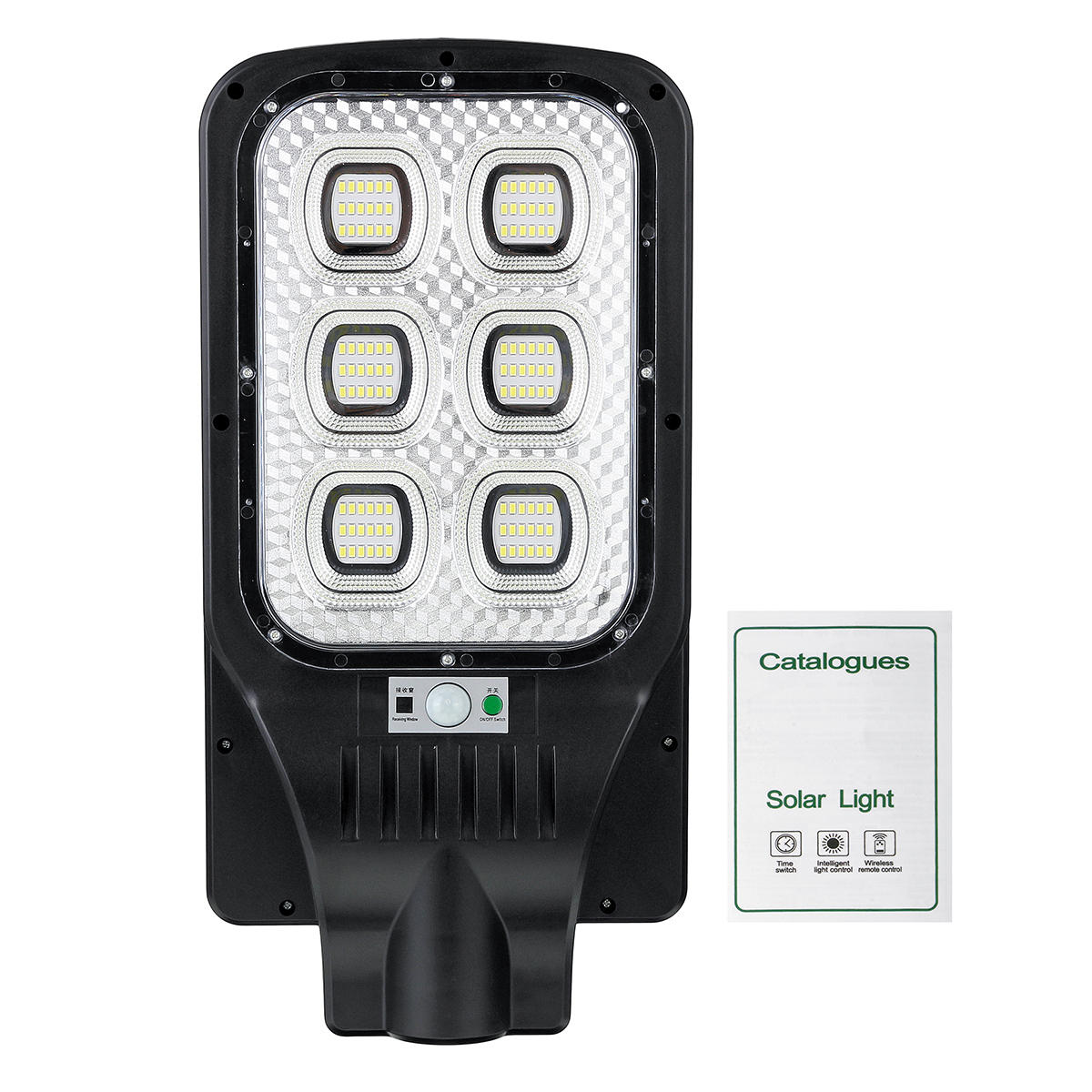 108LED 10000 mAh Batterij Zonne-straatverlichting Knopbediening Lichtregeling Afstandsbediening