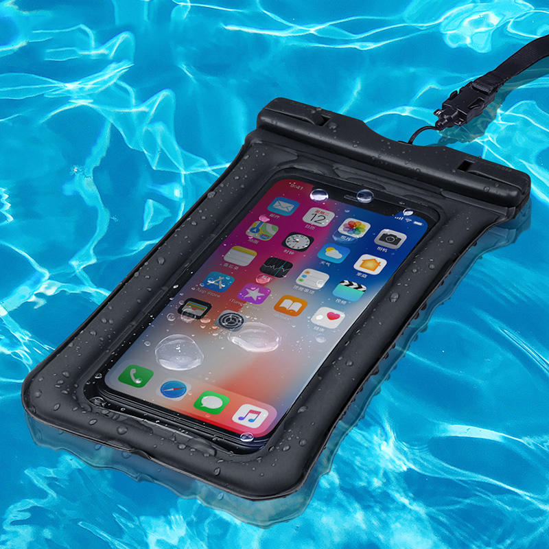KUULAA IPX8 Waterproof Phone Pouch Air Cushion Anti-explosion Screen Touch Underwater Swimming Diving Phone Bag for iPho