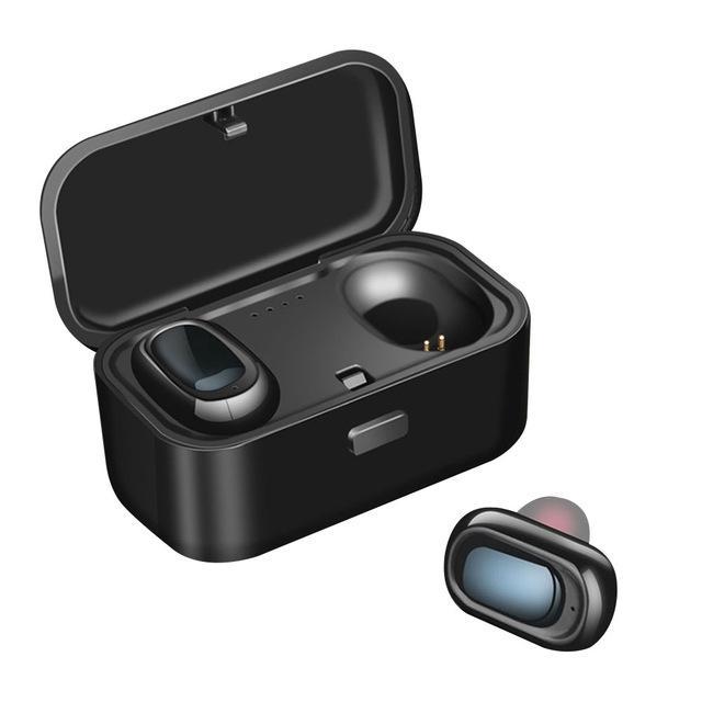 

L1 Mini TWS bluetooth 5.0 Headset Wireless HiFi Stereo Sport Headphones Noise Cancelling Earphone with Charging Case for