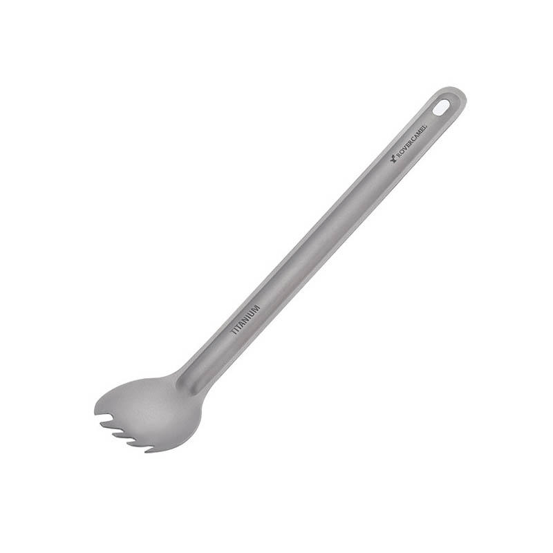

IPRee® Ta8121F Титановая ложка с длинной ручкой, Кемпинг Посуда для пикника